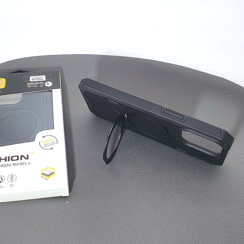 iPhone 14 6.1 MG ring kickstand Kinglink case (13 6.1 fit)