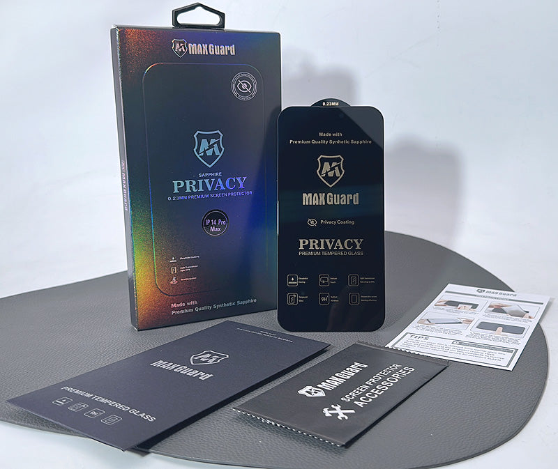 Maxguard privacy 0.23mm premium glass screen protector SP