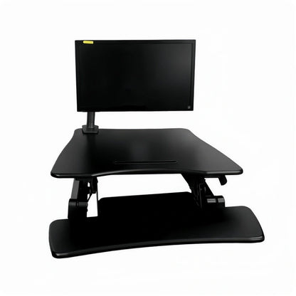 ONLINE Sit Stand Desk Adjustable Riser Ergonomic Work Station 730x590mm GLD07S