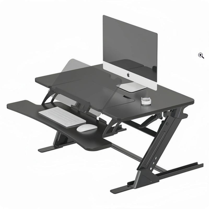 ONLINE Sit Stand Desk Adjustable Riser Ergonomic Work Station 890x522mm GSD06B