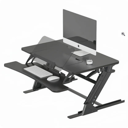 ONLINE Sit Stand Desk Adjustable Riser Ergonomic Work Station 890x522mm GSD06B