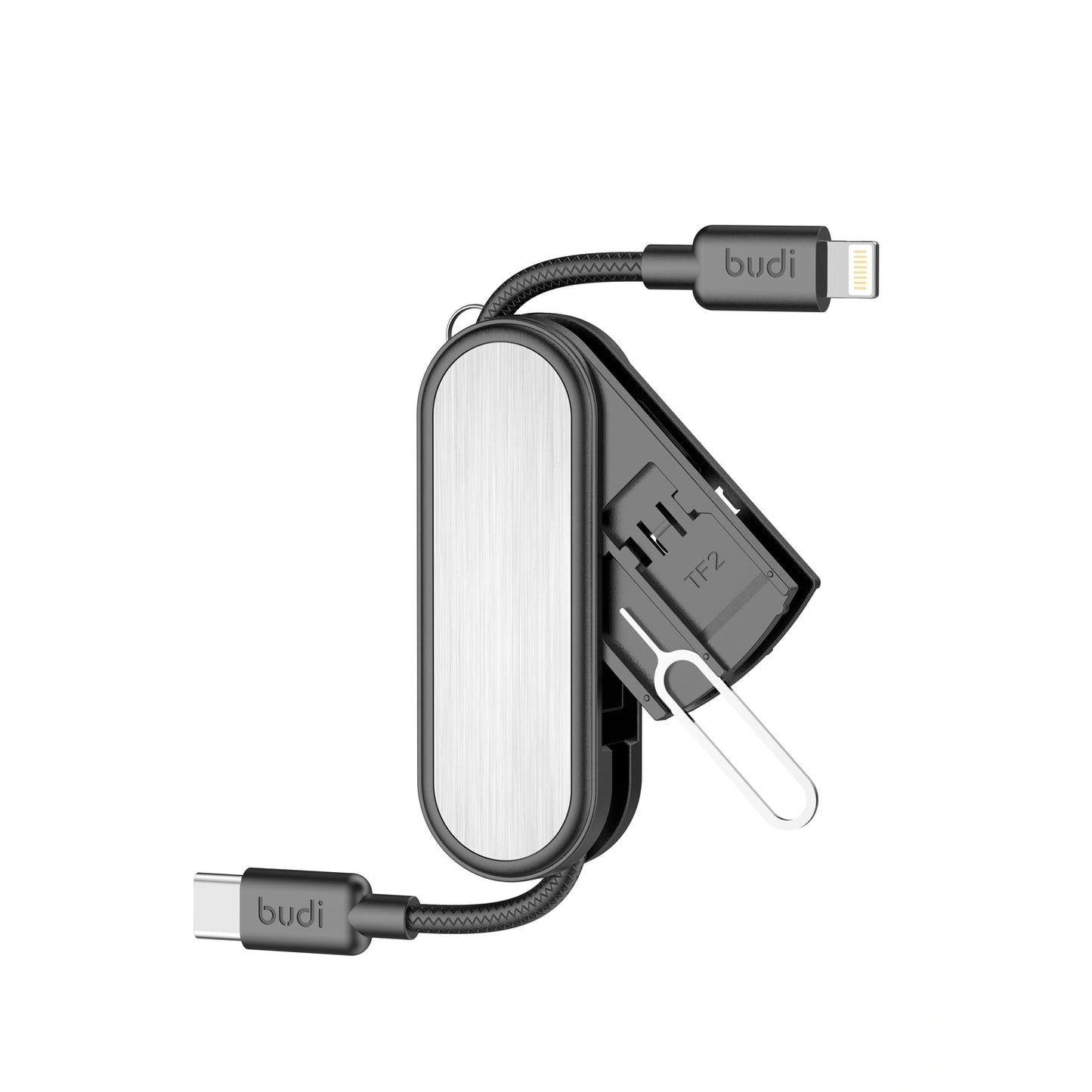 Budi CP586TL 16cm 27W Type-C to Lightning Cable