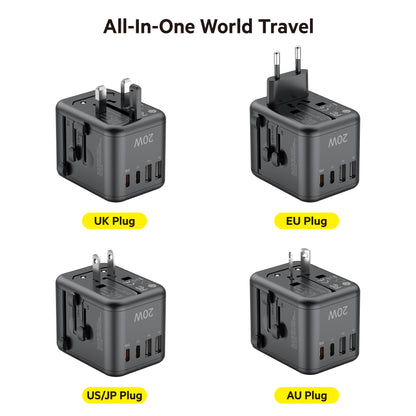 Budi AC358B20 PD 20W Global Travel Charger