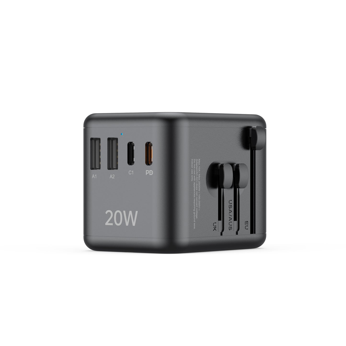 Budi AC358B20 PD 20W Global Travel Charger