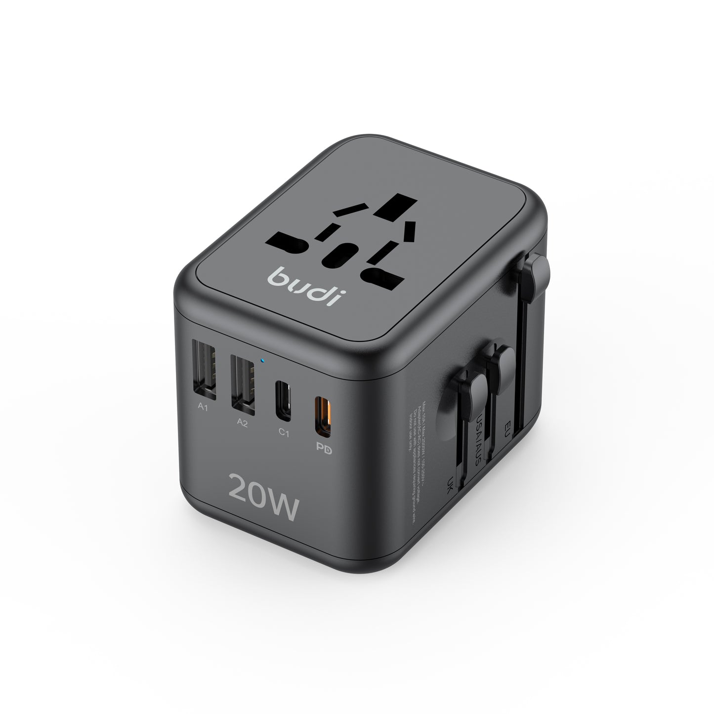 Budi AC358B20 PD 20W Global Travel Charger