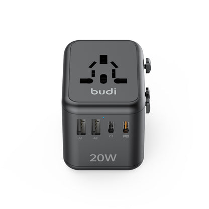 Budi AC358B20 PD 20W Global Travel Charger