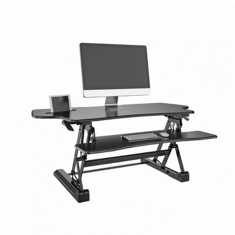 ONLINE Sit Stand Desk Adjustable Riser Ergonomic Work Station 1200x590mm GLD07L