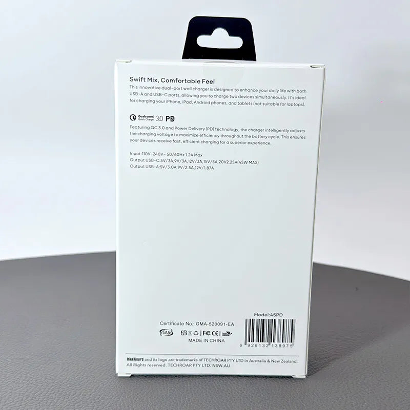 Maxguard 45PD PD 45W wall charger