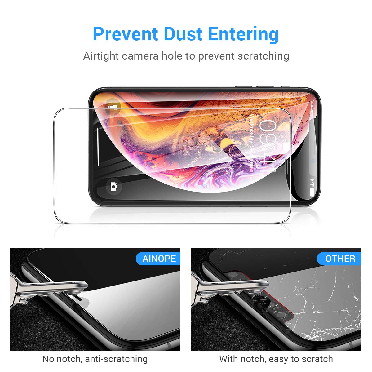 Fingerprint Glass screen protector popular for Samsung S series