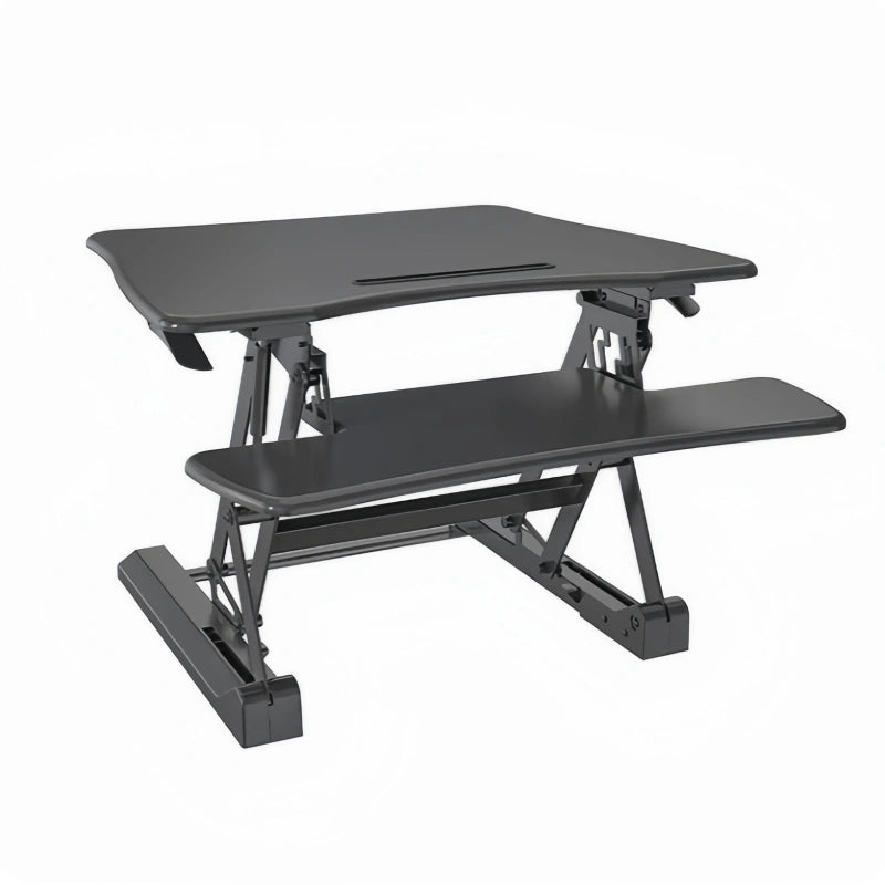 ONLINE Sit Stand Desk Adjustable Riser Ergonomic Work Station 730x590mm GLD07S