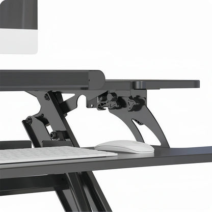 ONLINE Sit Stand Desk Adjustable Riser Ergonomic Work Station 890x522mm GSD06B