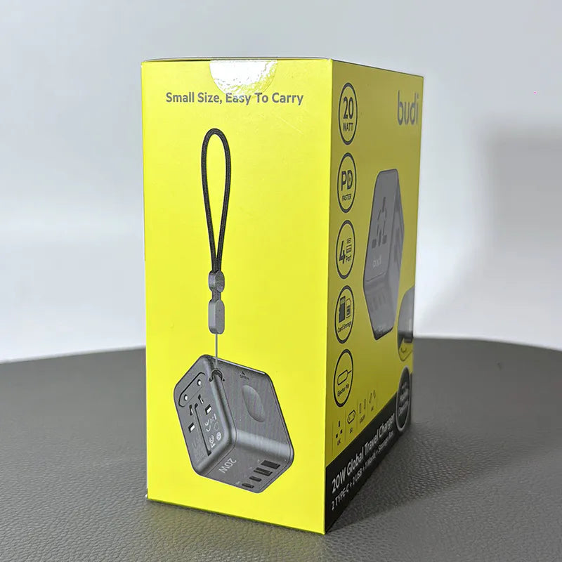 Budi AC358B20 PD 20W Global Travel Charger