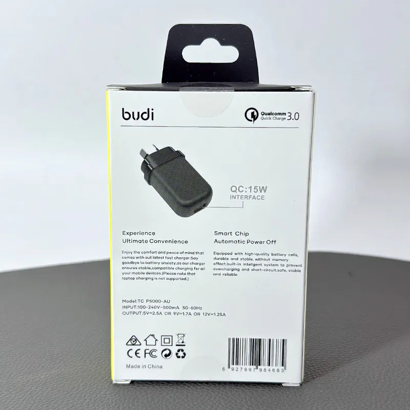 Budi HTC QC 3.0 wall charge