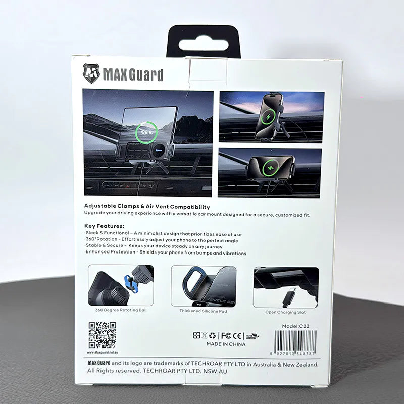 Maxguard C22 15W FlexMount Wireless Holder (for Foldable Screens)