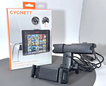 CYGNETT CarGo Pro III Adjustable Car Tablet Mount with Multiple USB Ports