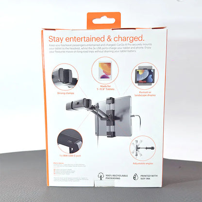 CYGNETT CarGo Pro III Adjustable Car Tablet Mount with Multiple USB Ports