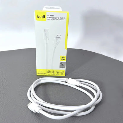 Budi DC263TT12 1.2m 65W Type-C to C Cable