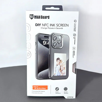 Case for iPhone 15 Pro max 6.7 Maxguard DIY NFC Ink Screen
