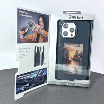 Case for Iphone 14 6.1 Maxguard DIY NFC Ink Screen  (13 6.1 fit)
