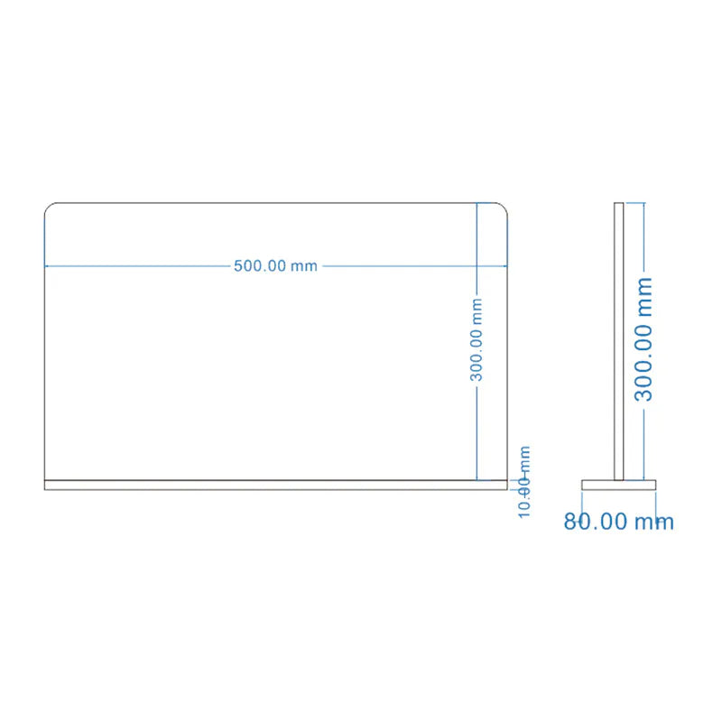 Maxguard DP002 Card Pocket & Lanyard Display Board (W50xH30 cm)