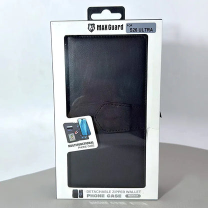 S26 Maxguard Detachable Magnetic Zipper Wallet Case
