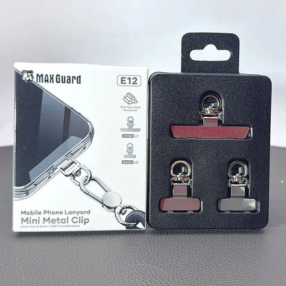 Maxguard E12 Mobile Phone Lanyard Mini Metal Clip