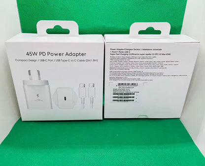 45W PD Power Adapter with Type-C to C Combo EPT4510XWJGJP