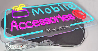 Maxguard F01 Mobile Accessories Neon Sign