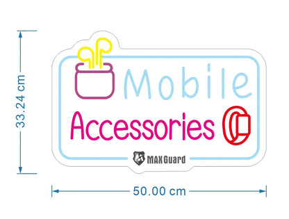 Maxguard F01 Mobile Accessories Neon Sign