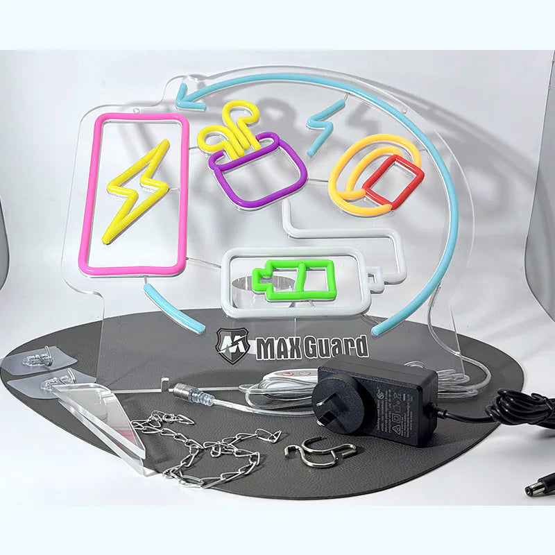 Maxguard F02 Mobile Accessories Neon Sign