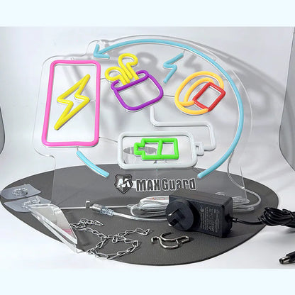 Maxguard F02 Mobile Accessories Neon Sign