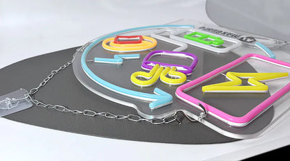 Maxguard F02 Mobile Accessories Neon Sign