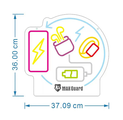 Maxguard F02 Mobile Accessories Neon Sign