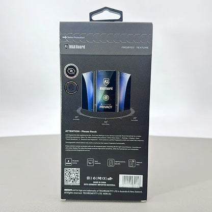 Fingerprint 9D Privacy Maxguard Glass Screen Protector for Samsung