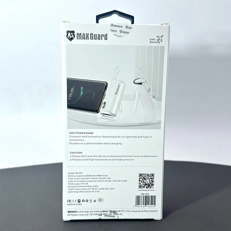 Maxguard GN97X 5000 mah PD Mini power bank (CCC)