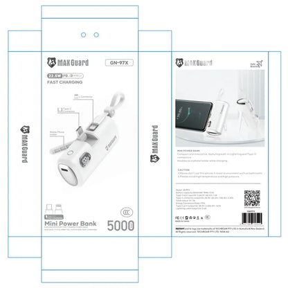 Maxguard GN97X 5000 mah PD Mini power bank (CCC)