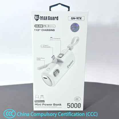 Maxguard GN97X 5000 mah PD Mini power bank (CCC)