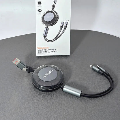 Mobigo GO2TLC 1m 3 in 1 Cable