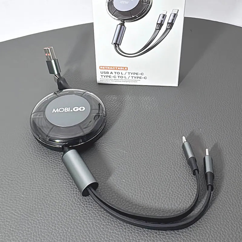 Mobigo GO2TLC 1m 3 in 1 Cable
