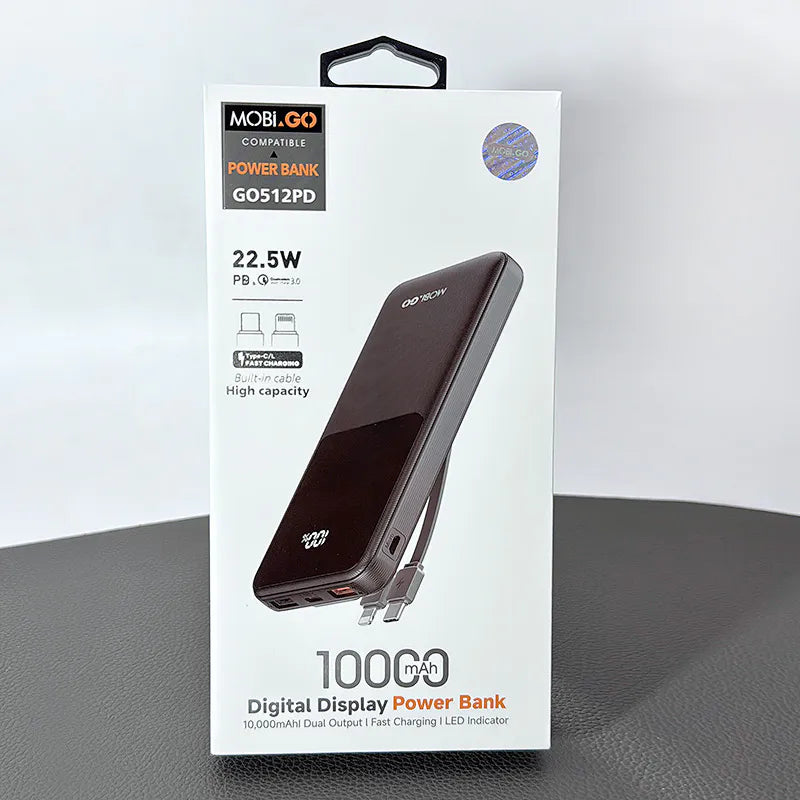 Mobigo GO512PD 10000 mah PD power bank