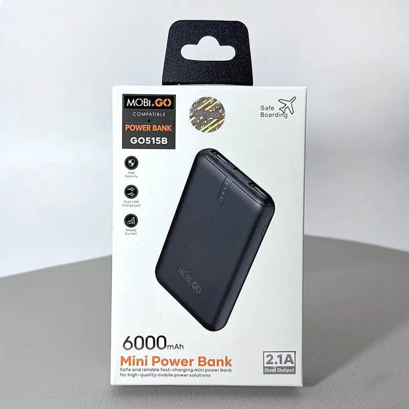 Mobigo GO515B 6000 mah Mini Power Bank