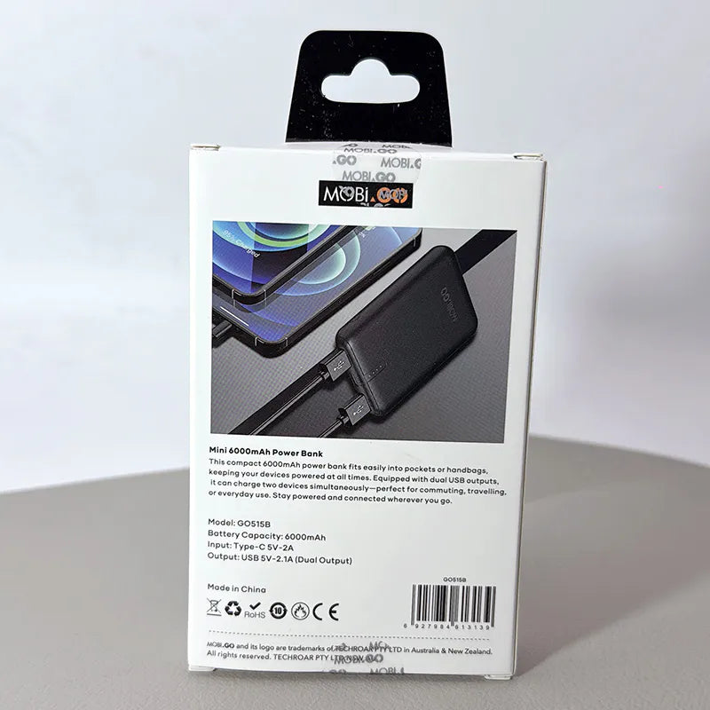 Mobigo GO515B 6000 mah Mini Power Bank