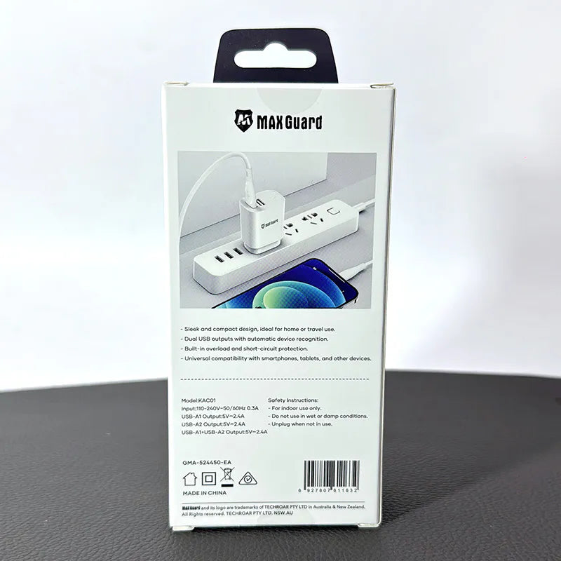 Maxguard KAC01 2.4A wall charger