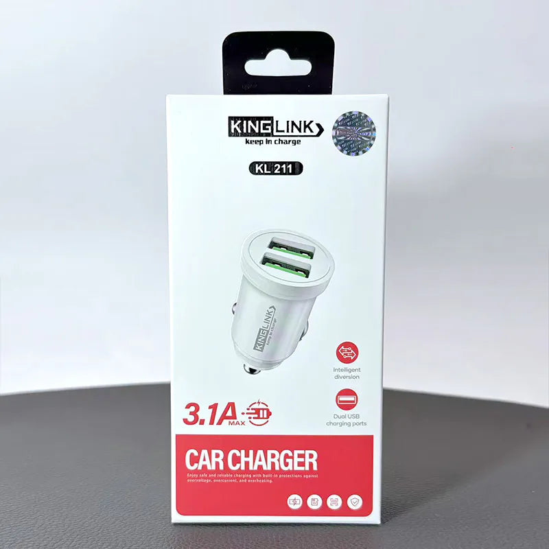 Kinglink KL211 3.1A 2 USB car charger