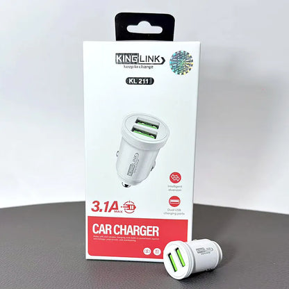 Kinglink KL211 3.1A 2 USB car charger