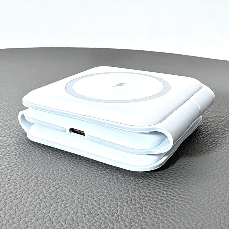 Kinglink KLW03 3 in 1 Folding MagFit Wireless Charger (For apple watch and IOS & android system phone)