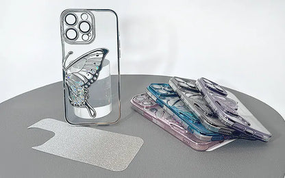 S26 Ultra Kinglink Glitter Sandy Butterfly case