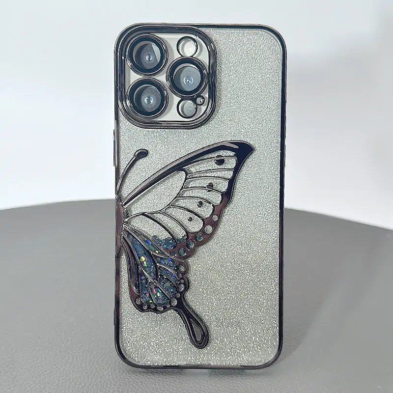 S26 Ultra Kinglink Glitter Sandy Butterfly case
