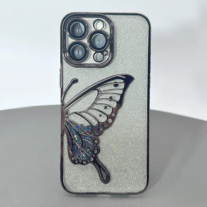 S26 Ultra Kinglink Glitter Sandy Butterfly case