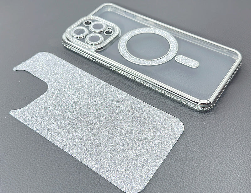 Case for iPhone 17 Pro 6.3 Kinglink Glitter Bling Design MagFit